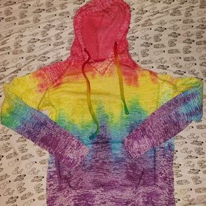 Tie Dye Burnout Hoodie